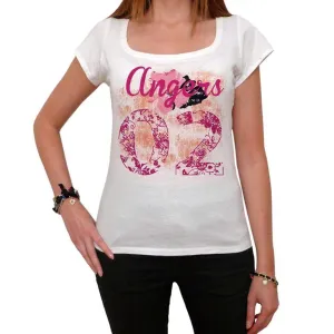 02, Angers, Women's Short Sleeve Round Neck T-shirt 00008