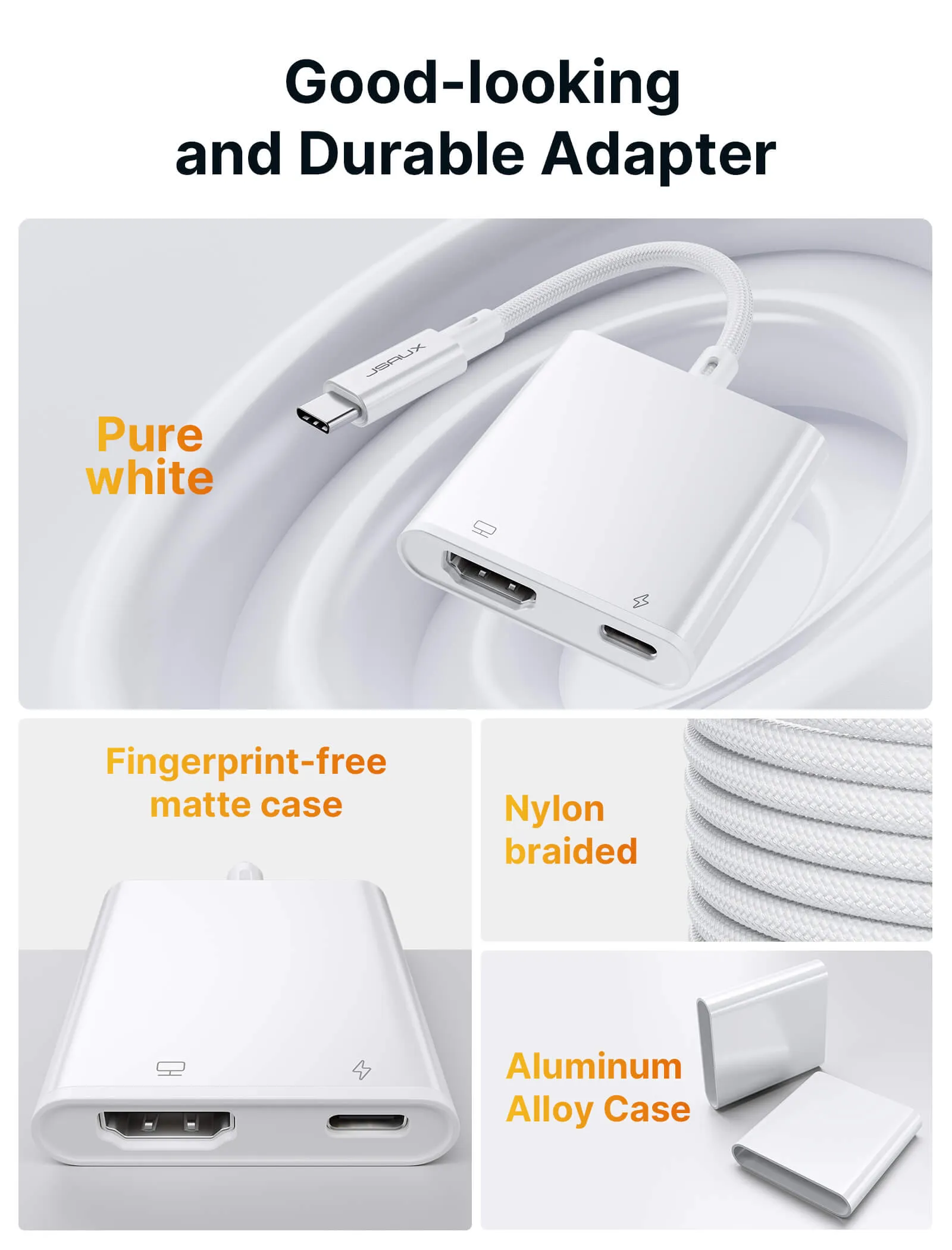 2-in-1 USB C to HDMI Adapter