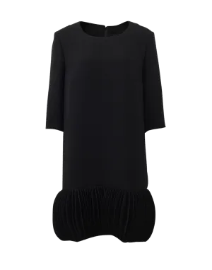 Accordion Hem Marni Shift Dress