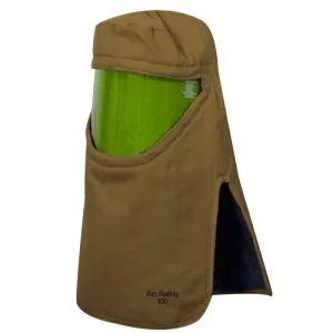 Arc Flash Hood with Faceshield and Hard Hat - Fire and Arc Flash Resistant - National Safety Apparel