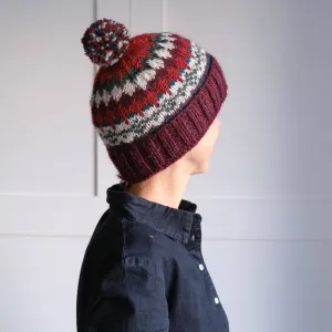 Astrid Fair Isle Knitted Bobble Hat