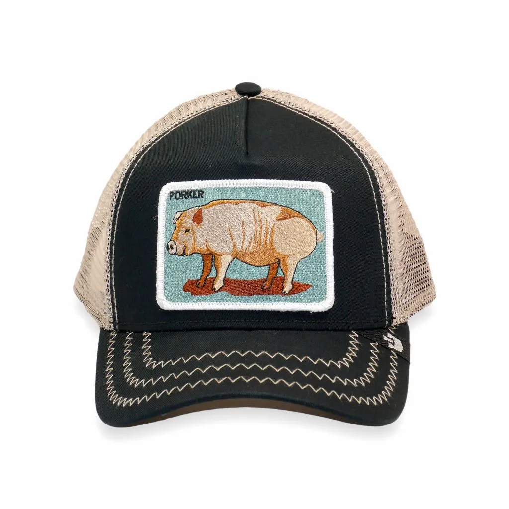 Bacon Bacon Trucker Cap Black