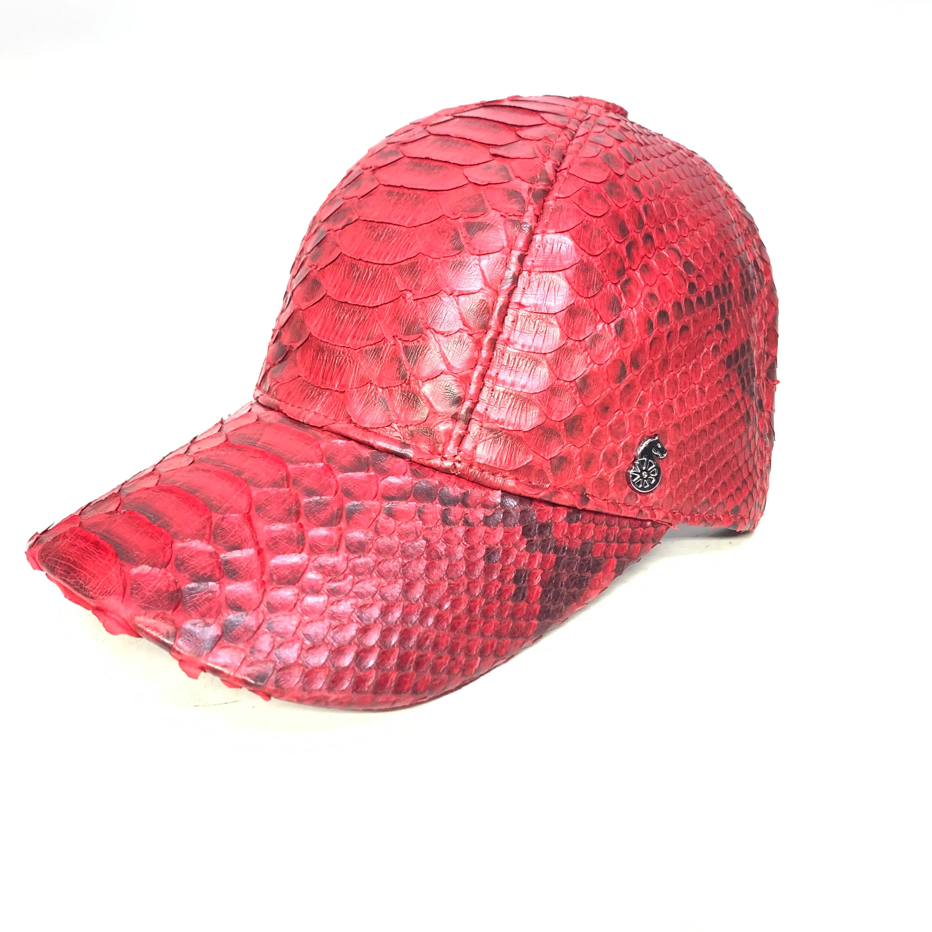 Barya NewYork All-Over Red Python Strap-Back Base Ball Hat