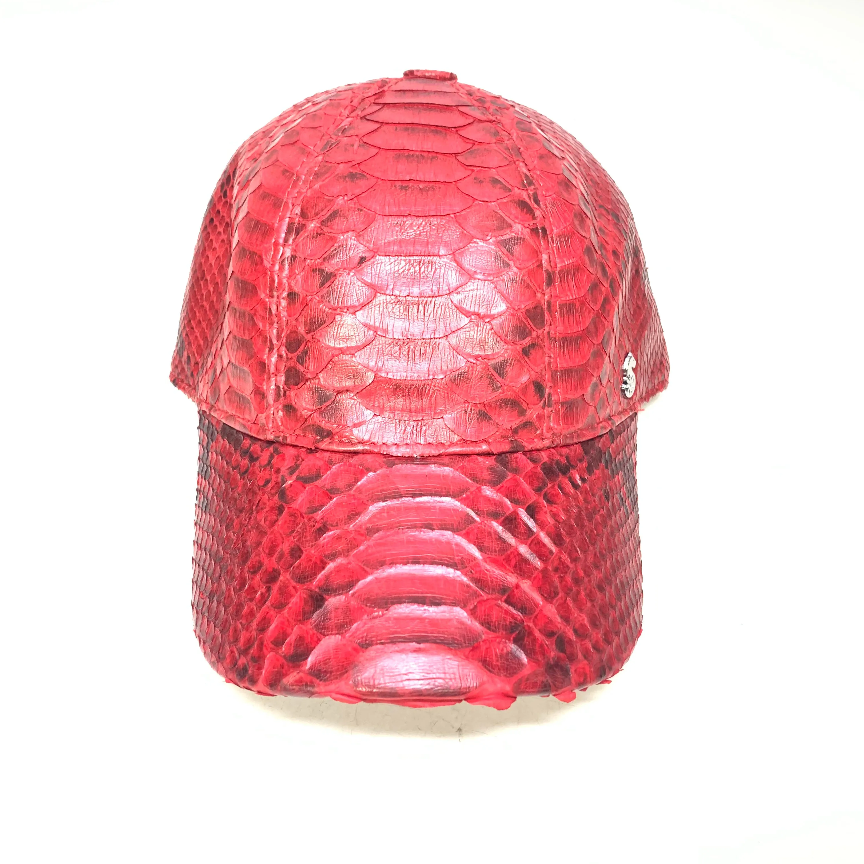 Barya NewYork All-Over Red Python Strap-Back Base Ball Hat