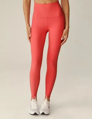 Beyond Yoga Caught In The Midi Legging - Coral Glow Heather