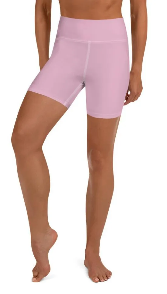 Blush Pink Yoga Shorts