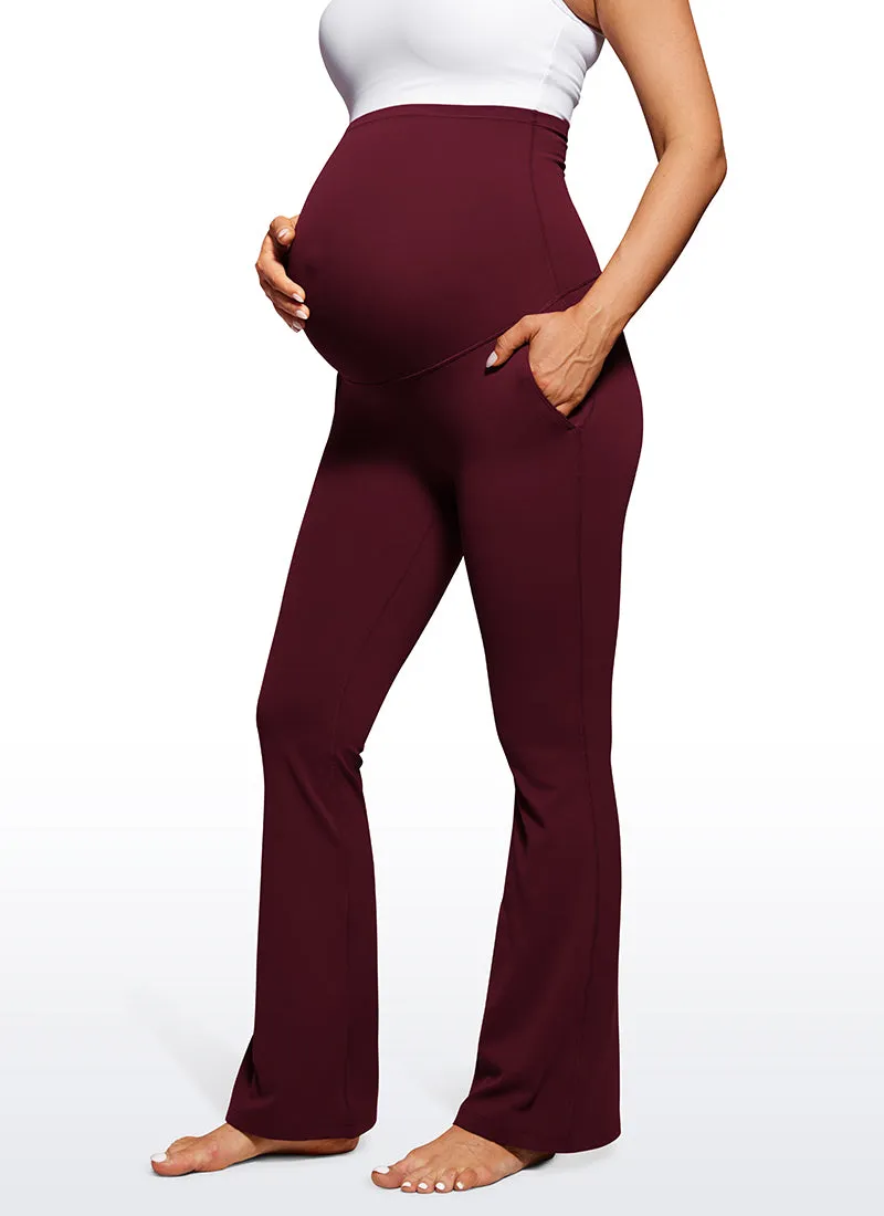 Butterluxe Maternity Flare Pockets Leggings 31" - Super High Waist