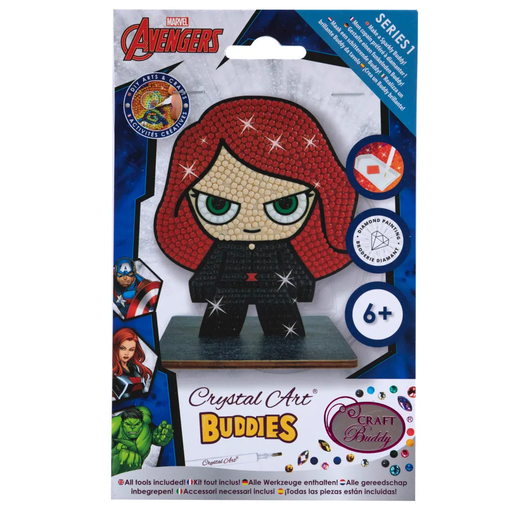 CAFGR-MCU007: "Black Widow" Crystal Art Buddy MARVEL Series 1