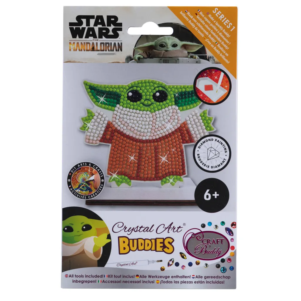 CAFGR-SWS009: "Grogu" Crystal Art Buddy Star Wars Series 1