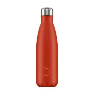 Chilly's Bottle Matte Red 500ml