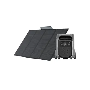 EcoFlow Delta Pro 3 Solar Generator (400w Panels)