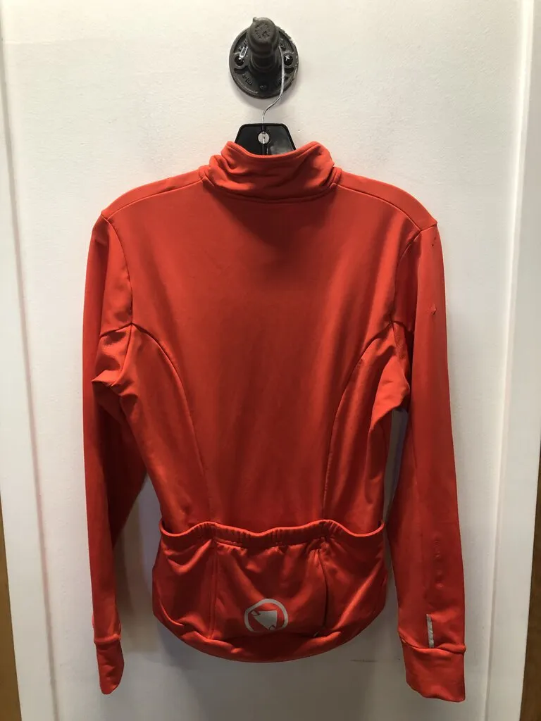 Endura Full Zip LS Jersey, Red, Men's S