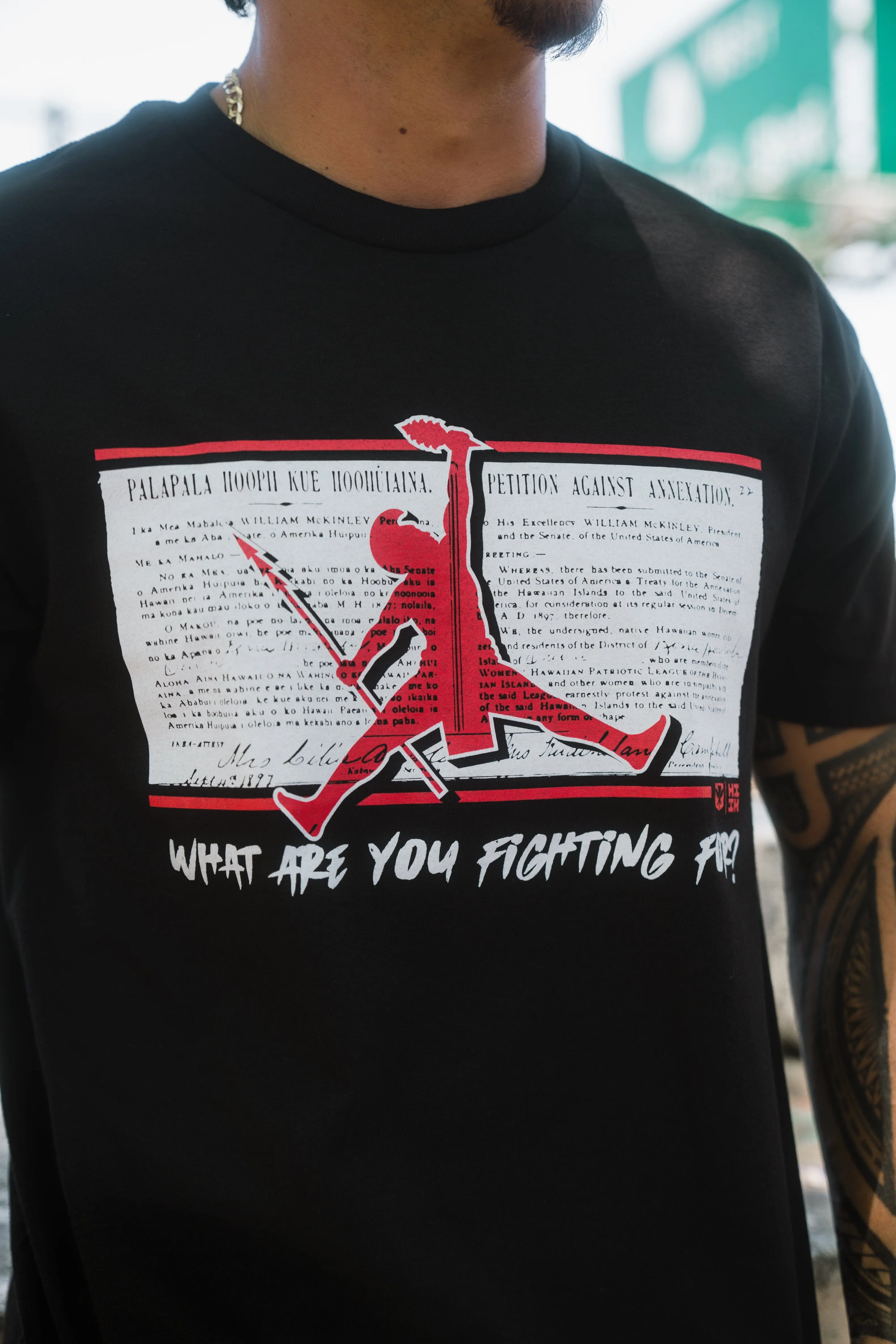 FIGHTING RED T-SHIRT (ALL SALES FINAL)