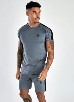 Gym King Core Plus Poly Tee - Charcoal Marl