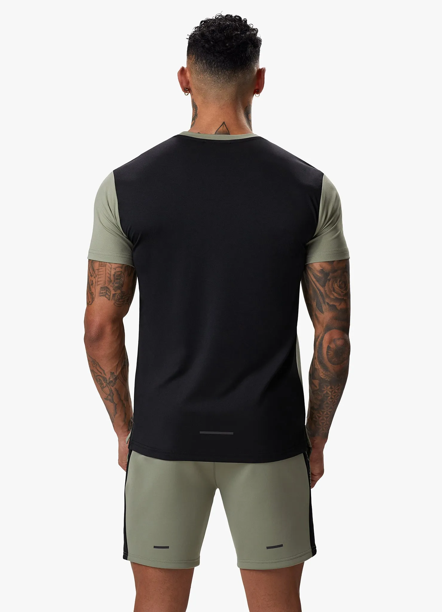 Gym King Taped Core Plus Tee - Soft Khaki