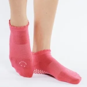 Happy Grip Socks - Pink