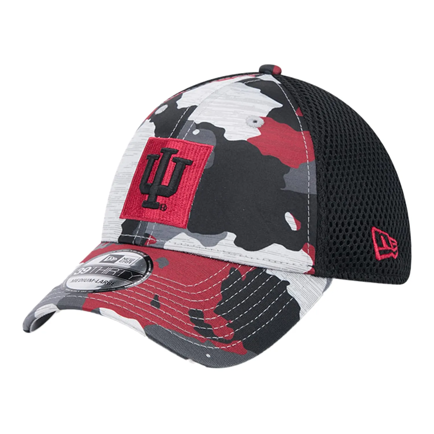 Indiana Hoosiers Camo Primary Flex Hat