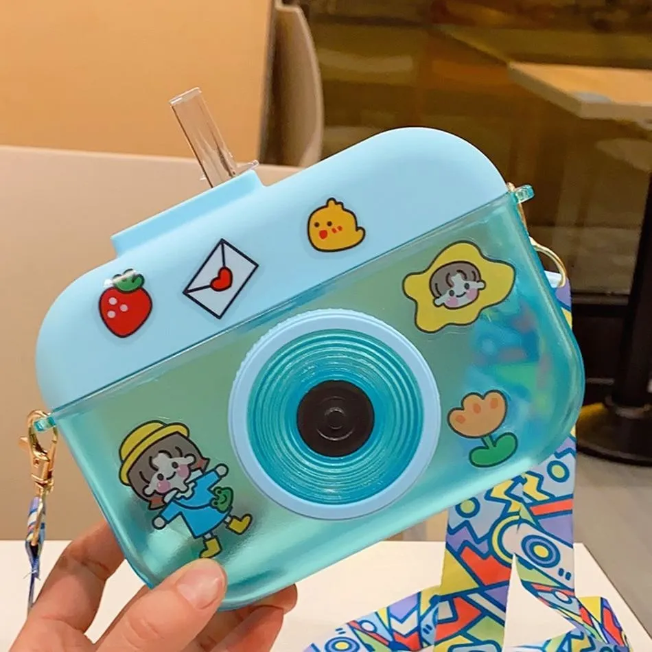 Kawaii Camera Water Bottles