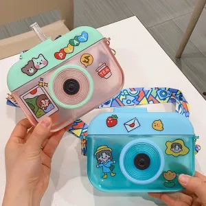 Kawaii Camera Water Bottles