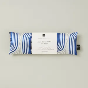 Lavender Eye Pillow - Lasdun Blue/White