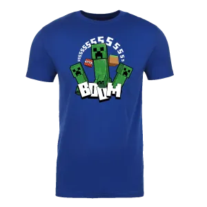 Minecraft Boom Adult Short Sleeve T-Shirt