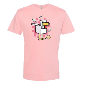 Minecraft Jolly Mobs Chicken Adult Short Sleeve T-Shirt