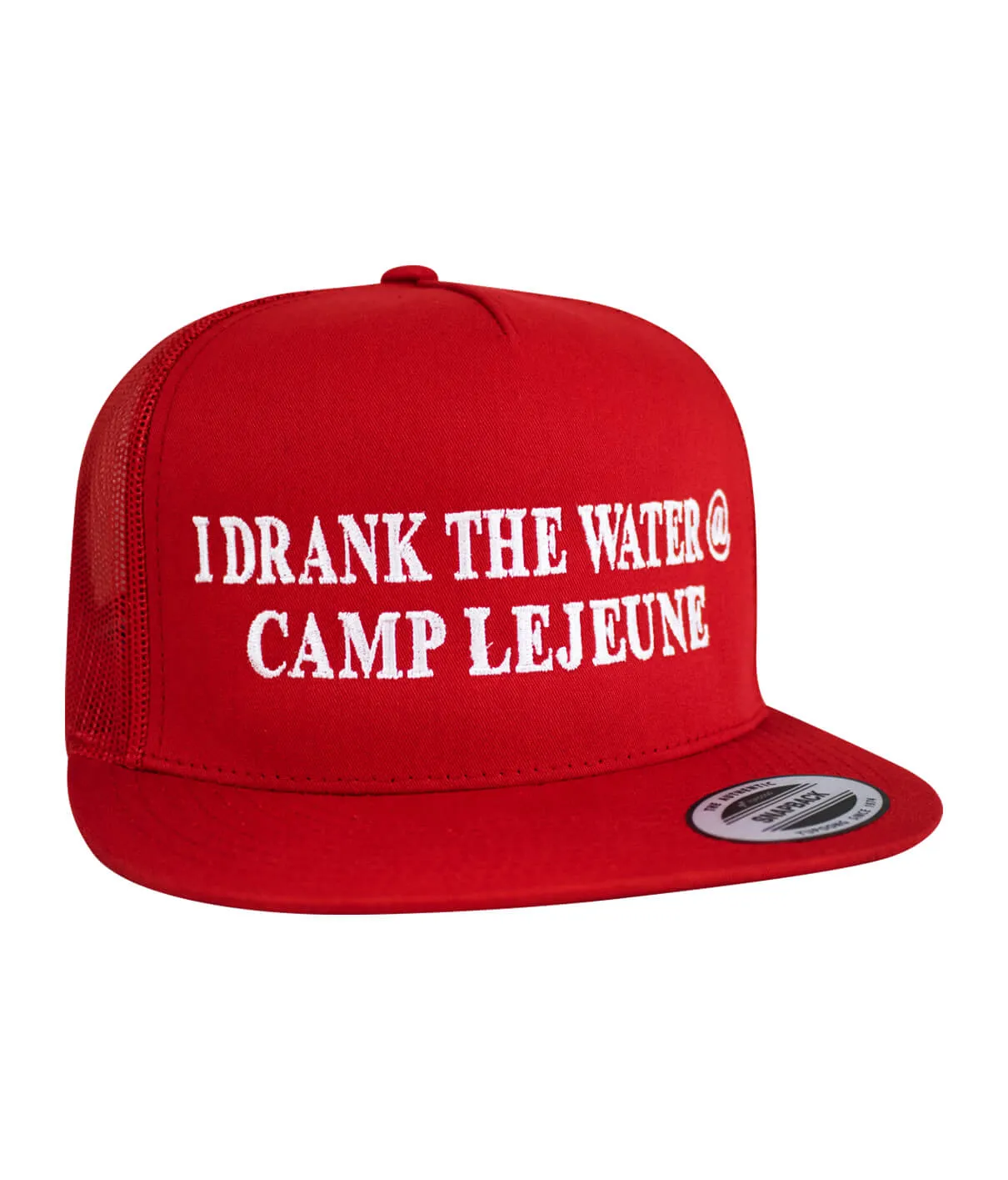 "I Drank the Water @ Camp Lejeune" - Trucker Baseball Hat