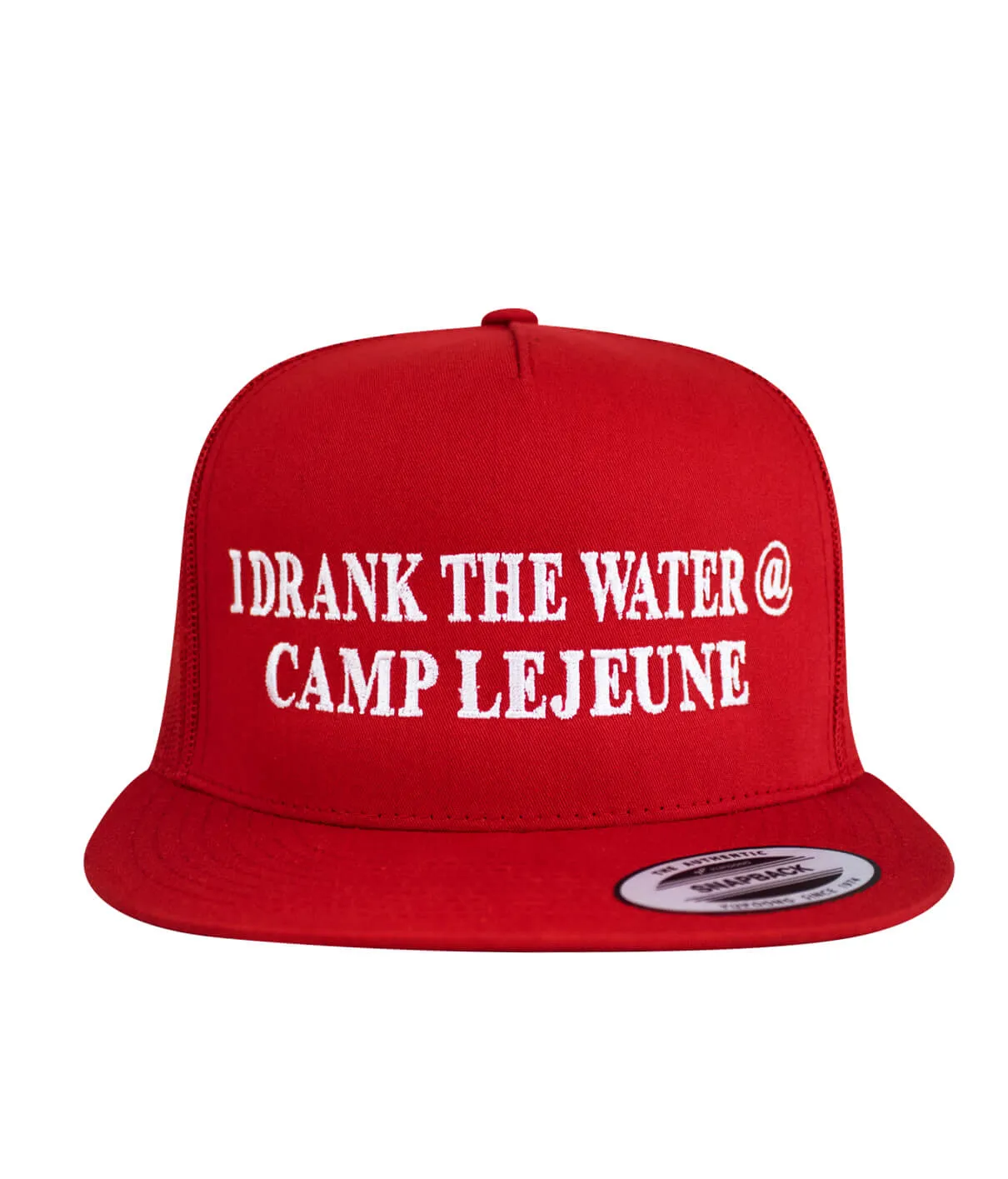 "I Drank the Water @ Camp Lejeune" - Trucker Baseball Hat