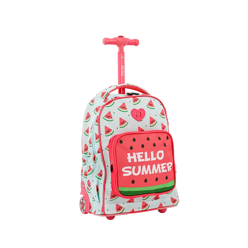 Sparkle 15 Inch Kids Rolling Backpack / Carry On