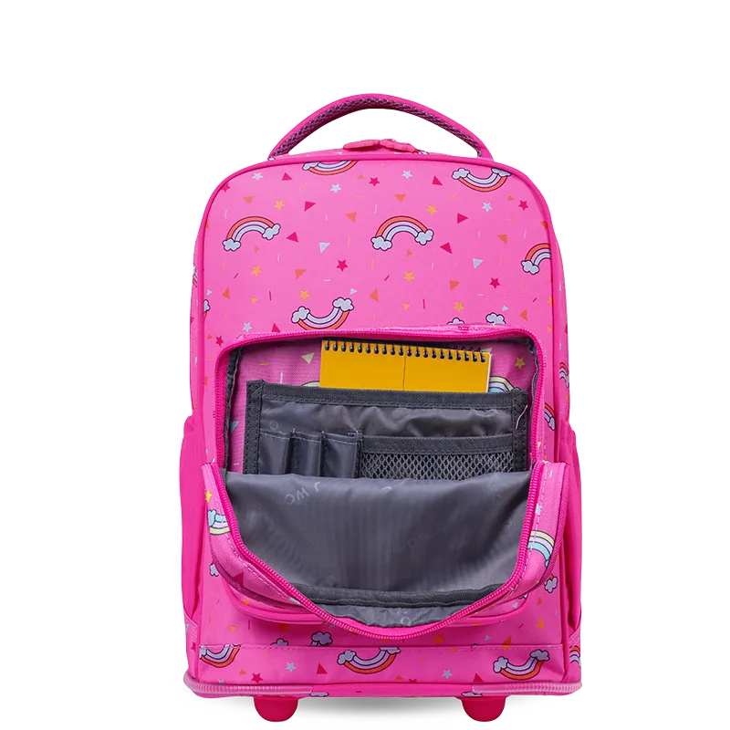 Sparkle 15 Inch Kids Rolling Backpack / Carry On