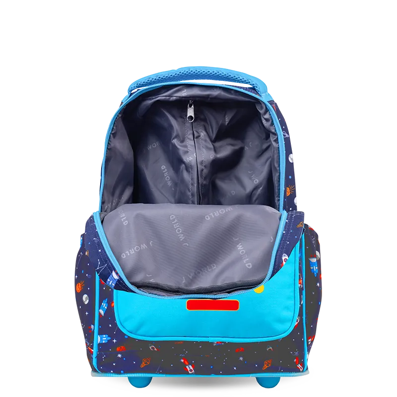 Sparkle 15 Inch Kids Rolling Backpack / Carry On