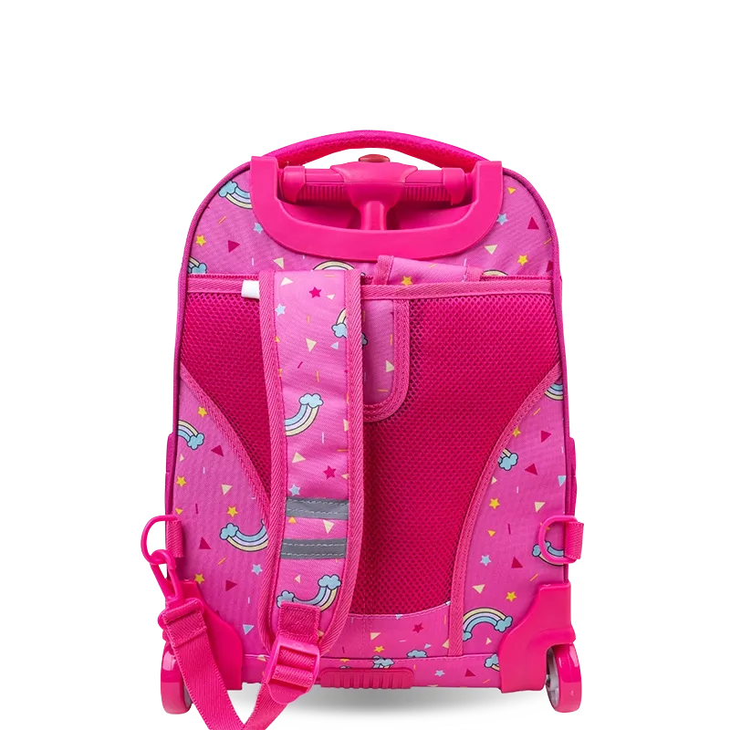 Sparkle 15 Inch Kids Rolling Backpack / Carry On