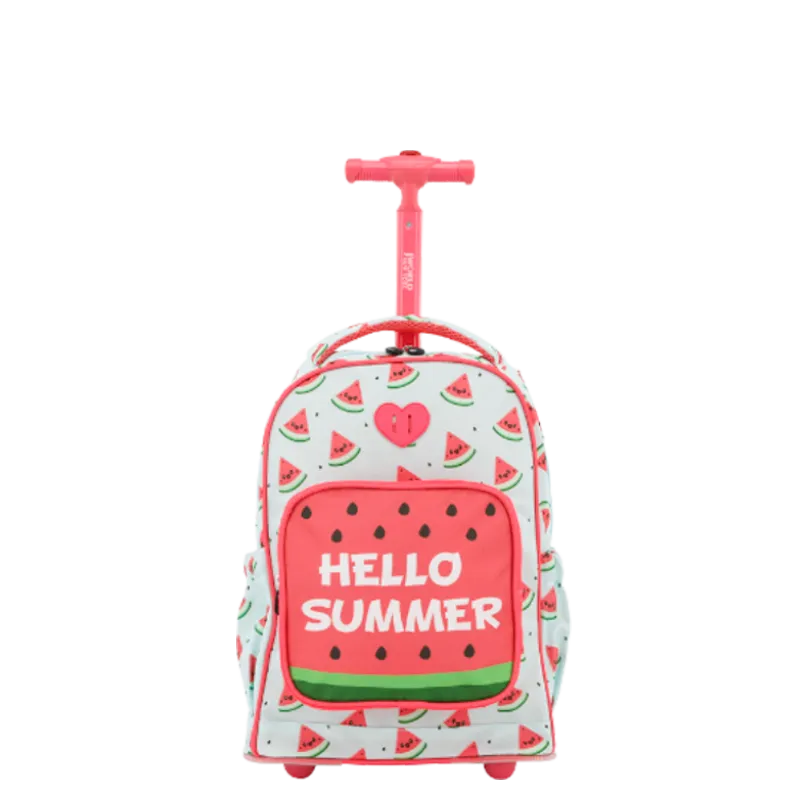 Sparkle 15 Inch Kids Rolling Backpack / Carry On