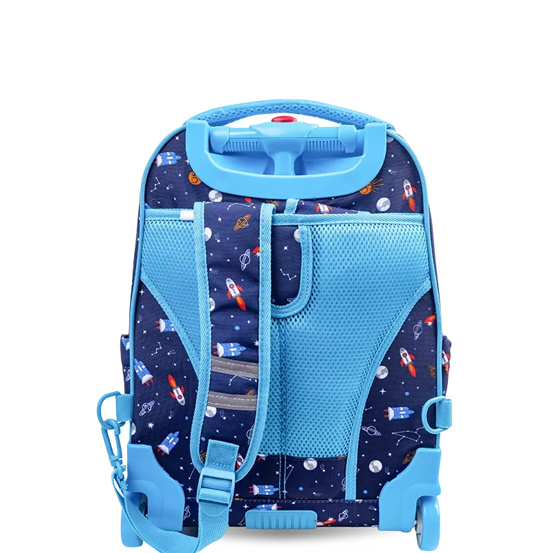 Sparkle 15 Inch Kids Rolling Backpack / Carry On