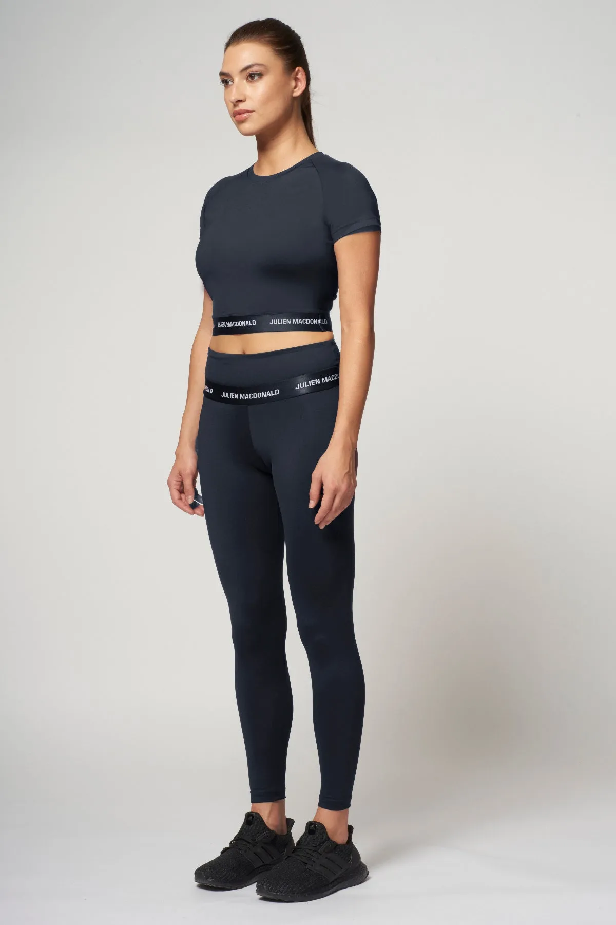 St Tropez Cropped Tee Slate