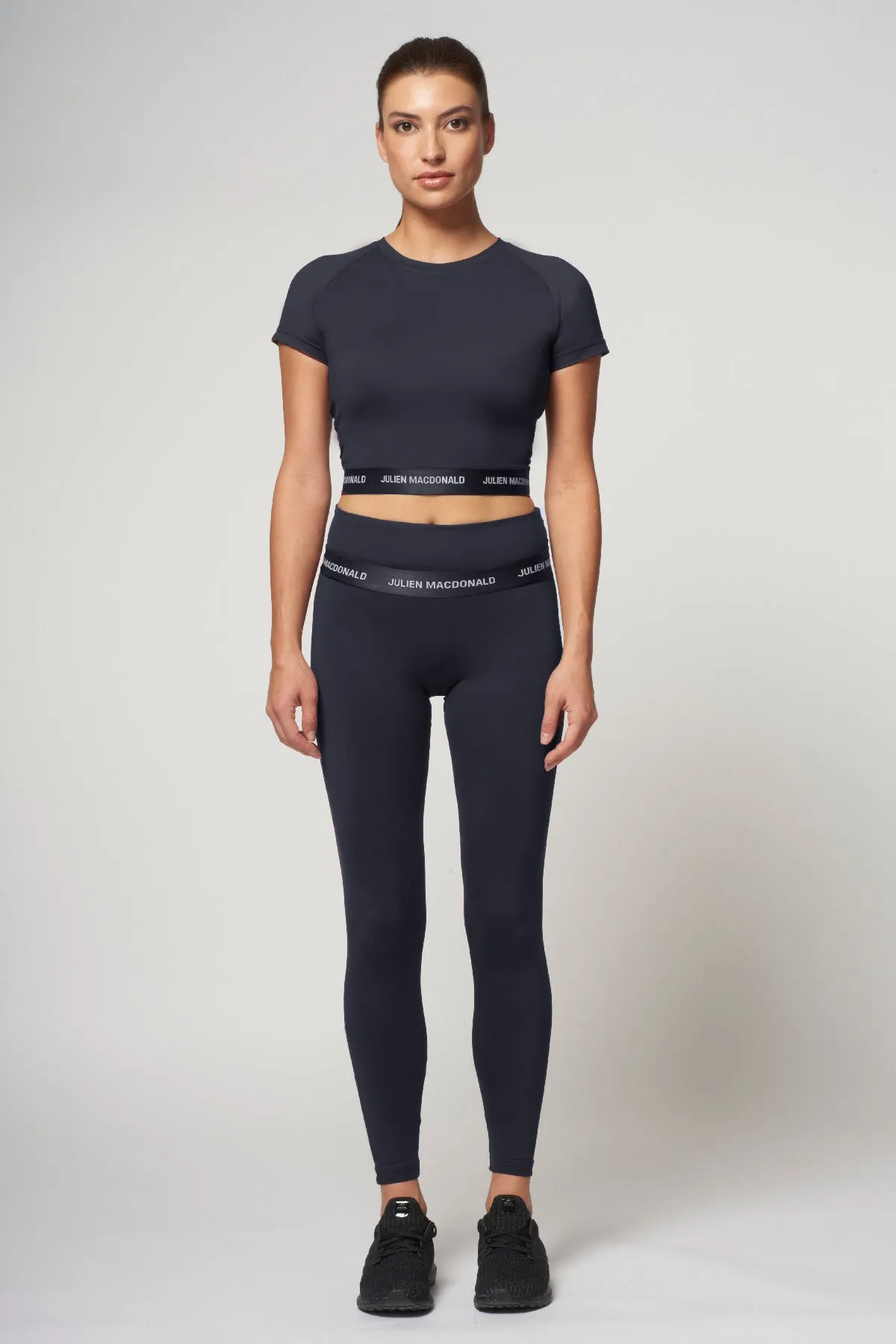 St Tropez Cropped Tee Slate