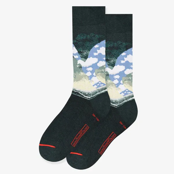 The Big Family by Magritte Art Socks size Large