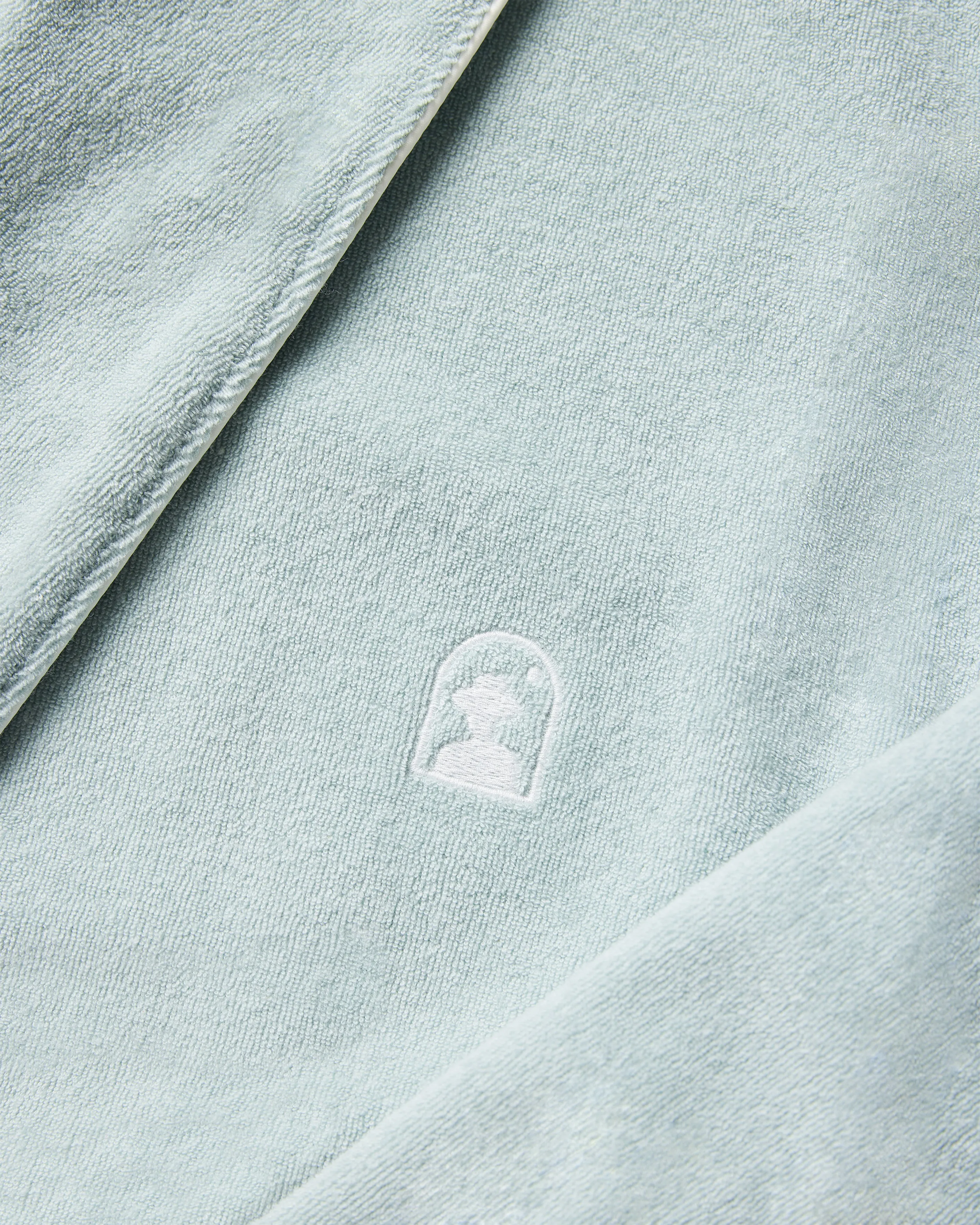 The Tropez Terry Cloth Robe - Gulf Blue