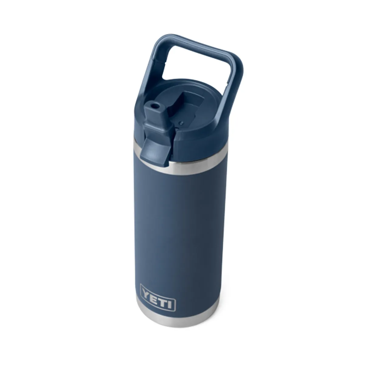 YETI Rambler 18 oz. Bottle With Straw Cap, Navy