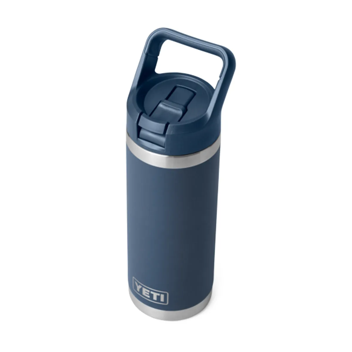 YETI Rambler 18 oz. Bottle With Straw Cap, Navy