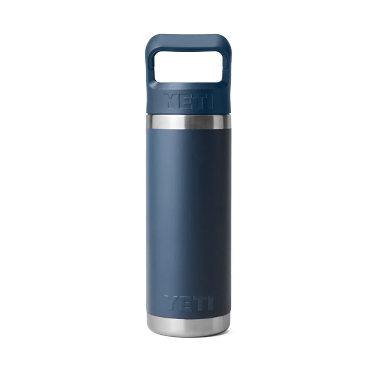 YETI Rambler 18 oz. Bottle With Straw Cap, Navy